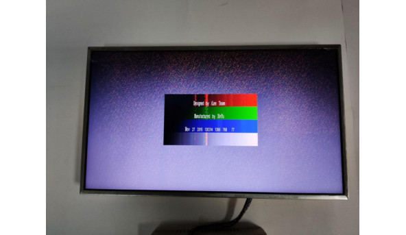Матриця Samsung, LTN156AT24-C01, WXGA HD 1366x768, LCD 15.6 ", б/в, Мінімальні подряпини, на роботу не впливають. На зображенні сніжить, а при перемиканні кольорів починає сніжити на всіх кольорах - 299929