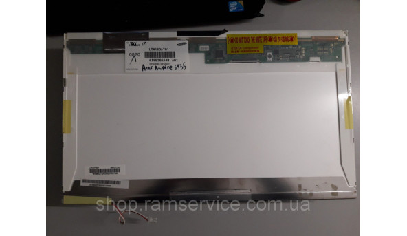 Матриця Samsung LTN160AT01 A01 16.0" CCFL 1366x768, б/в - 299967