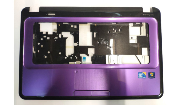 Середня частина корпуса для ноутбука HP Pavilion G6-1000, 32R15TATPF0, 646384-001, ZYE32R15TPF03, EAR150030B0, EBR150010B0,  Кріплення всі цілі, розом з кнопкою вкл, тачпадом та кнопками до нього.