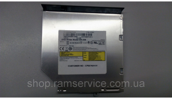 CD/DVD привід для ноутбука Fujitsu LifeBook AH531, CP557624-01, б/в - 299985