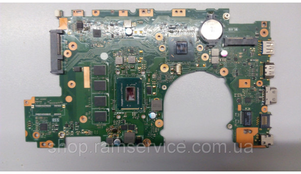 Материнська плата ASUS R509C, 60NB00I0, REV:2.1, Має впаяний процесор Intel Celeron 1007U, SR109, б/в - 299991
