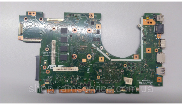 Материнська плата ASUS R509C, 60NB00I0, REV:2.1, Має впаяний процесор Intel Celeron 1007U, SR109, б/в