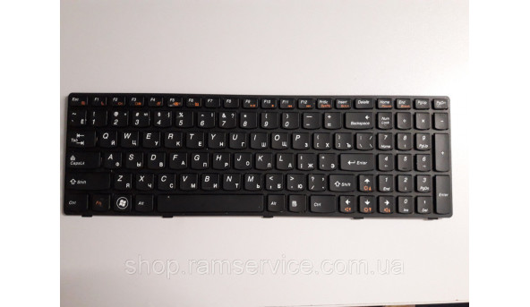 Клавіатура для ноутбука Lenovo IdeaPad G580, G585, Z580, Z580A, Z585, Z780, V580, б/в