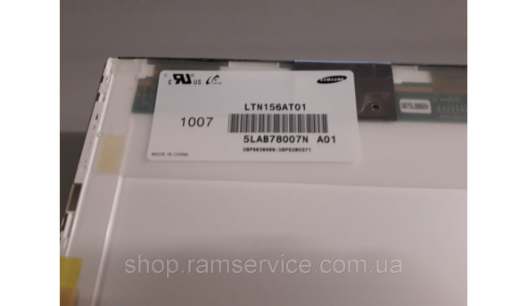 Матрица Samsung LTN156AT01 A01 15.6 "CCFL 1366x768, б / у