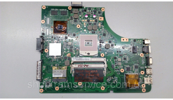Материнська плата для ноутбука Asus X53S, K53SV, Rev:3.00, б/в