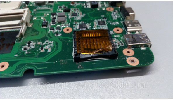 Материнская плата для ноутбука Asus X53S, K53SV, Rev 3.00, б / у - 300114