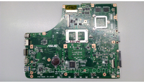 Материнская плата для ноутбука Asus X53S, K53SV, Rev 3.00, б / у - 300114