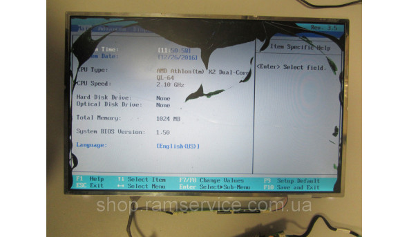 Матриця LG LP171WP4 (TL)(01)  17.1"  LCD, б/в