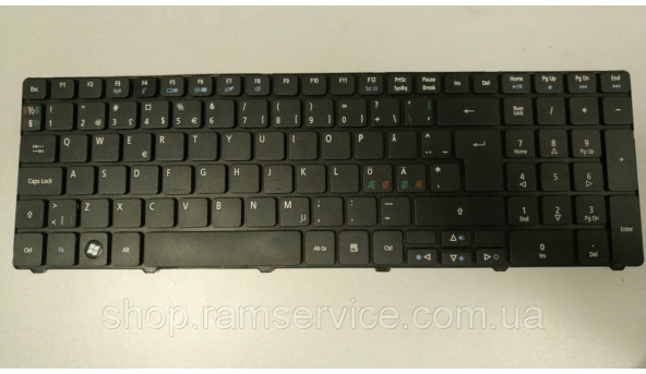 Клавіатура для ноутбука  Acer Aspire 5552G, 5742G,5750G, 5542G, e1-571g, б/в