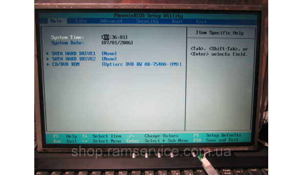 Матрица AU Optronics B141PW01 V.1 14.1 "LCD, б / у
