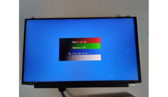 Матриця InnoLux, B156BGE-L31 Rev:C2, 15.6", 40-pin, LCD, HD 1366x768, Б/В. Є подряпини та присутні засвіти помітні на всіх кольорах - 300250