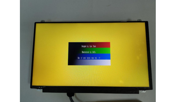 Матриця InnoLux, B156BGE-L31 Rev:C2, 15.6", 40-pin, LCD, HD 1366x768, Б/В. Є подряпини та присутні засвіти помітні на всіх кольорах - 300250