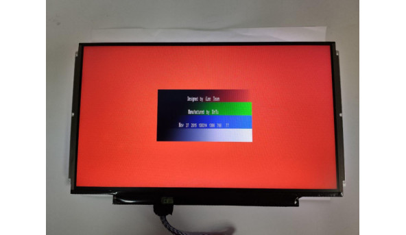 Матриця Samsung, LTN133AT16, 13.3, LED, HD 1366x768, 40 pin, Slim, б/в, Присутні подряпини, помітні на всіх кольорах - 300278