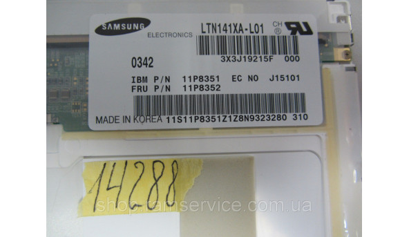 Матриця SAMSUNG, LTN141XA-L01, 14.1", б/в - 300291