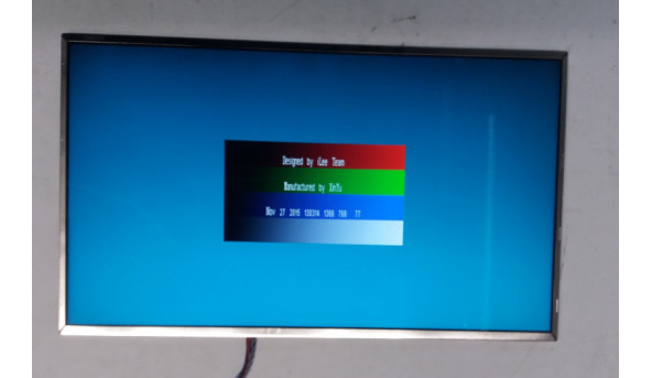 Матриця Samsung LTN160AT06 A01, 16.0", 1366x768, 40-pin, Б/В, незначні потертості та ледь помітний засвіт (фото) - 300307