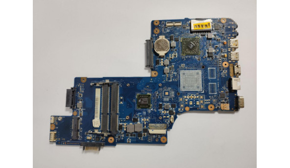 Материнська плата для ноутбука Toshiba Satellite C850D, 15.6", 69N0ZWM47A01-01, H000042200, REV:2.1, Б/В.  Має впаяний процесор AMD E2-Series, E2-1800, EM1800GBB22GV.