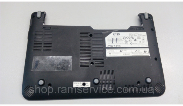 Нижня частина корпуса для ноутбука MSI U135, MS-N014, б/в