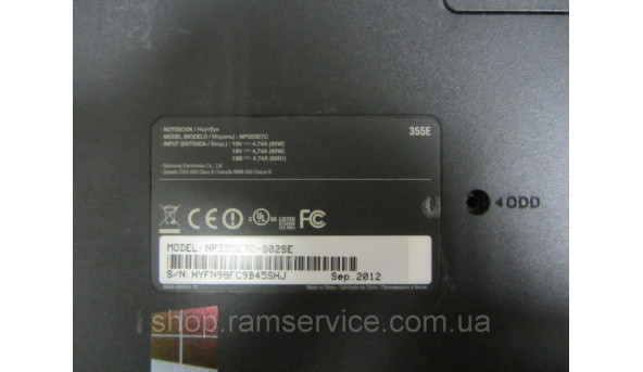 Корпус Samsung NP355E7C, б/в - 300767