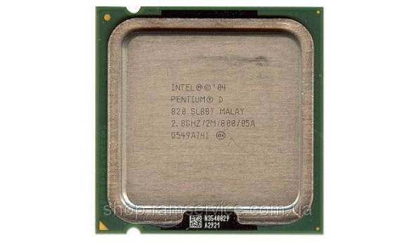 Intel Pentium D 820 2.8GHz, б / у
