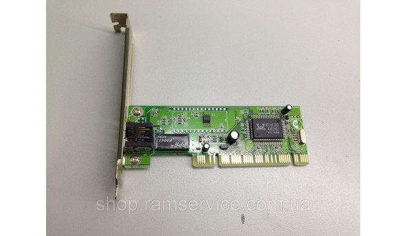 Сетевая карта Realtek RTL8139D Enternet Adapter PCI LAN Network Card 52-0000426-12 RJ-45, б / у