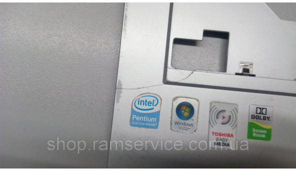 Середня частина корпуса для ноутбука Toshiba Satelite A200-1TJ, б/в - 300913