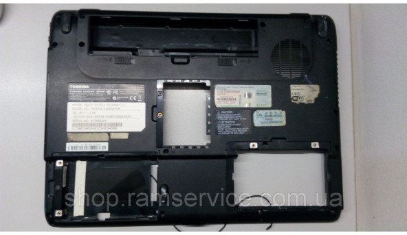 Нижня частина корпуса для ноутбука Toshiba Satelite A200-1TJ, б/в