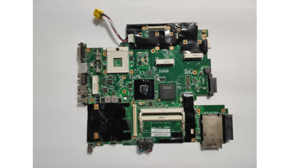 Материнська плата для ноутбука Lenovo ThinkPad T500, 15.4", 60Y3763, б/в,  cтартує, зображення не виводить, зависає на заставці Lenovo, прошивався BIOS