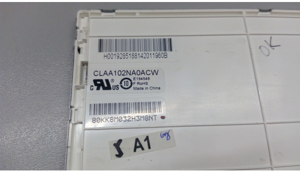 Матрица Chunghwa, CLAA102NA0ACW, WSVGA, 10.2 "1024x600, б / у - 301070