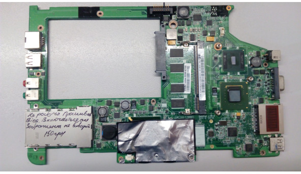 Материнська плата для ноутбука Lenovo IdeaPad S10e, DA0FL1MB6F0, Rev:F.Має впаяний процесор Intel Atom N270, SLB73, б/в