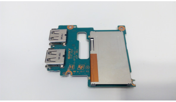 Плата с разъемами USB и Card Reader для ноутбука Sony VAIO PCG-4L1M, 1-873-982-11, б / у