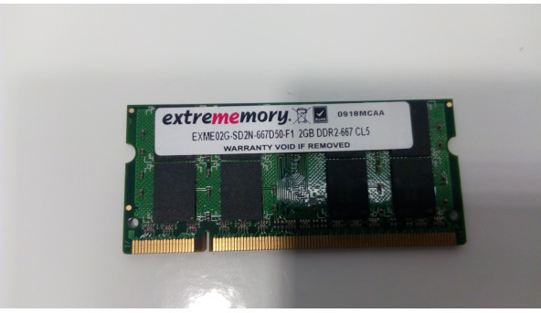 Оперативная память DDR2 667 МГц 2 Гб PC2 5300S SODIMM - 301324