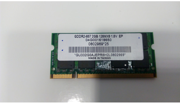 Оперативная память DDR2 667 МГц 2 Гб PC2 5300S SODIMM - 301324