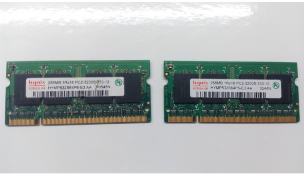 Оперативная память DDR2, 400 МГц, 256 Мб, 3200S, SODIMM, б / у