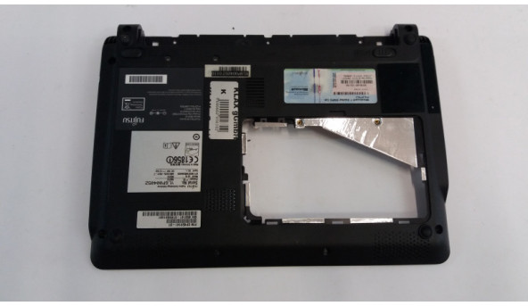 Нижня частина корпуса для ноутбука Fujitsu M2010, 10.1", CP432351-01, 34JR2BC0000, Б/В, Всі кріплення цілі. Без пошкоджень.