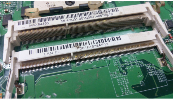 Материнская плата для ноутбука Medion Aloya P6622, MD98250, 48.4GU01.011, Б / У - 301602