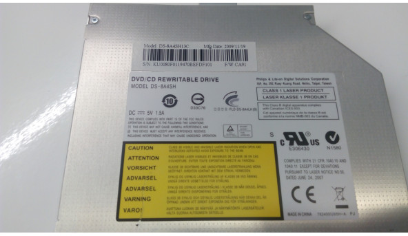 CD/DVD привід для ноутбука Emachines E627, KAWG0, DS-8A4SH, Б/В