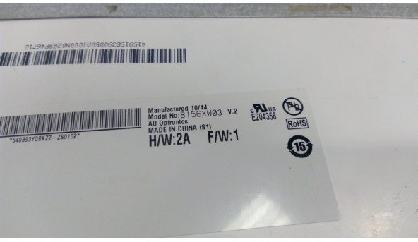 Матрица AU Optronics, B156XW03, LED, 15.6 ", 1366x768 - 301844