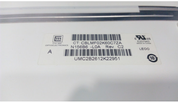 Матрица CHI MEI OPTOELECTRONICS, N156B6-L0A, LED, 15.6 ", 1366x768 - 301850