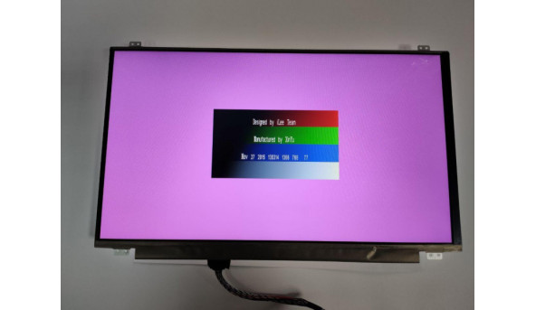 Матриця LG Display, LP156WH3 (TL)(S2), 15.6", HD 1366x768, 40 pin, Slim, б/в, Є незначні сліди від клавіатури, на зображення не впливають - 301855