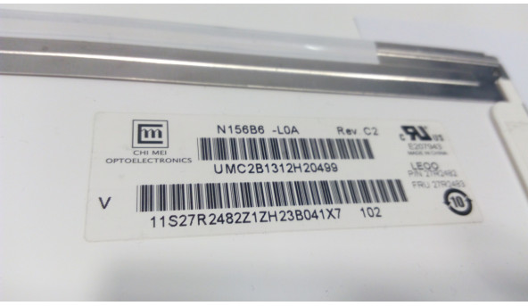 Матрица Chi Mei Optoelectronics, N156B6-L0A, LED, 15.6 ", 1366x768, HD - 301857