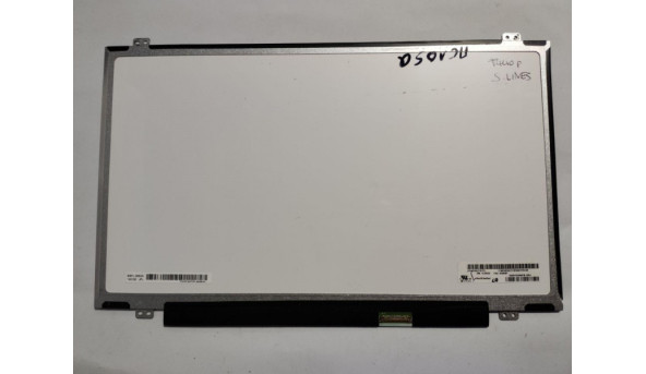 Матриця LG Display, LP140WH2 (TP)(T1), 14.0'', LCD, HD 1366x768, 30-pin, Slim, б/в, Є полоска та засвіти, при роботі помітні - 301859