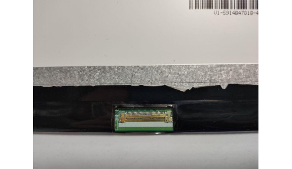 Матриця AU Optronics, B140XTN02.A, 14.0'', LCD, HD 1366x768, 30-pin, Slim, б/в, Є засвіти помітні на всіх кольорах (фото), та відсутня стрічка (фото) - 301863