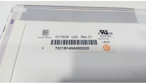 Матрица Chi Mei Optoelectronics, N173O6-L02, Rev: C1, LED, 17.3 ", 1600x900 HD - 301865