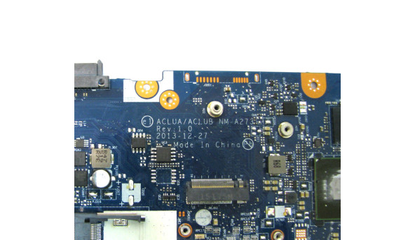 Материнская плата для ноутбука Lenovo IdeaPad Z50-75, NM-A273, Rev: 1.0, Б / У. Имеет впаян процессор Intel Core i5-4200U, SR170 - 301932