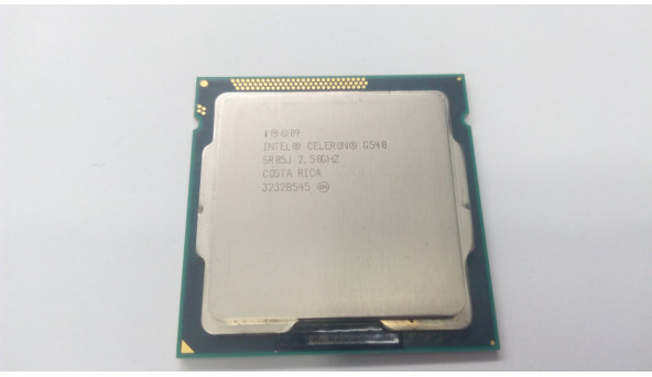 Процессор Intel Celeron G540, SR05J, 2 МБ кэш-памяти, тактовая частота 2.50 ГГц, Б / У