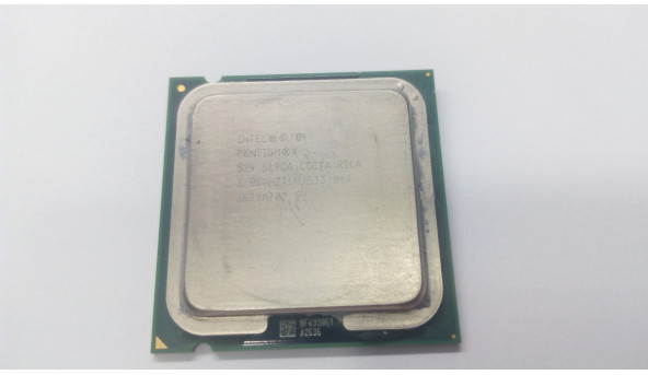 Процессор Intel Pentium 4 524, SL9CA, 1 МБ кэш-памяти, тактовая частота 3.06 ГГц, Б / У