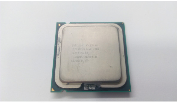 Процессор Intel Pentium E2140, SLA93, 1 МБ кэш-памяти, тактовая частота 1.60 ГГц, Б / У