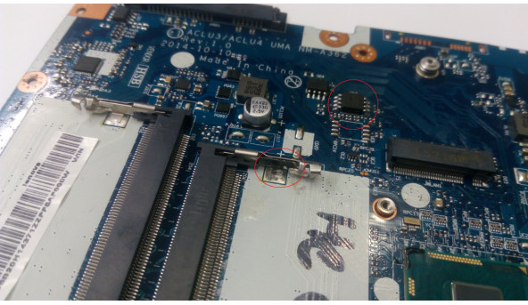 Материнська плата для ноутбука Lenovo IdeaPad G50-80, NM-A362, Rev:1.0, Б/В. Має впаяний процесор Intel Core i5-5200U, SR23Y - 301968