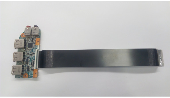 Плата с разъемами USB и Audio, для ноутбука Sony Vaio PCG-91111, 1P-1106J05-8011, Б / У - 301975