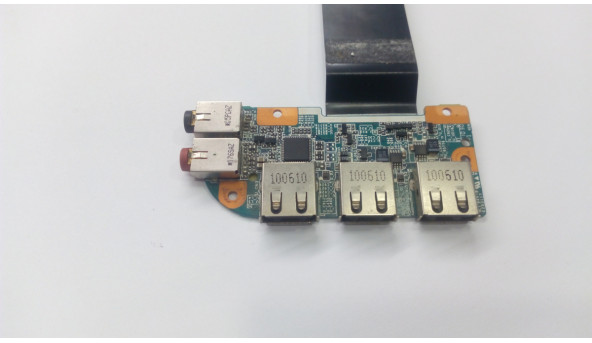 Плата с разъемами USB и Audio, для ноутбука Sony Vaio PCG-91111, 1P-1106J05-8011, Б / У